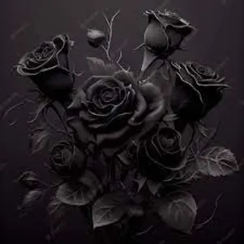 Dark Black Rose